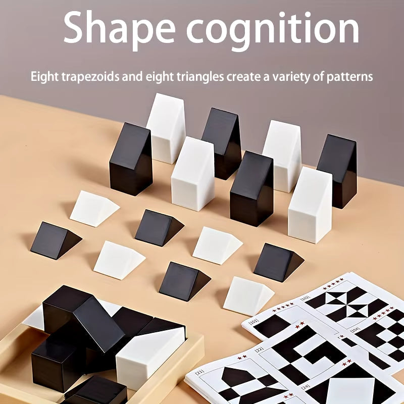 Spatial Thinking Hidden Building Blocks Puzzle Game