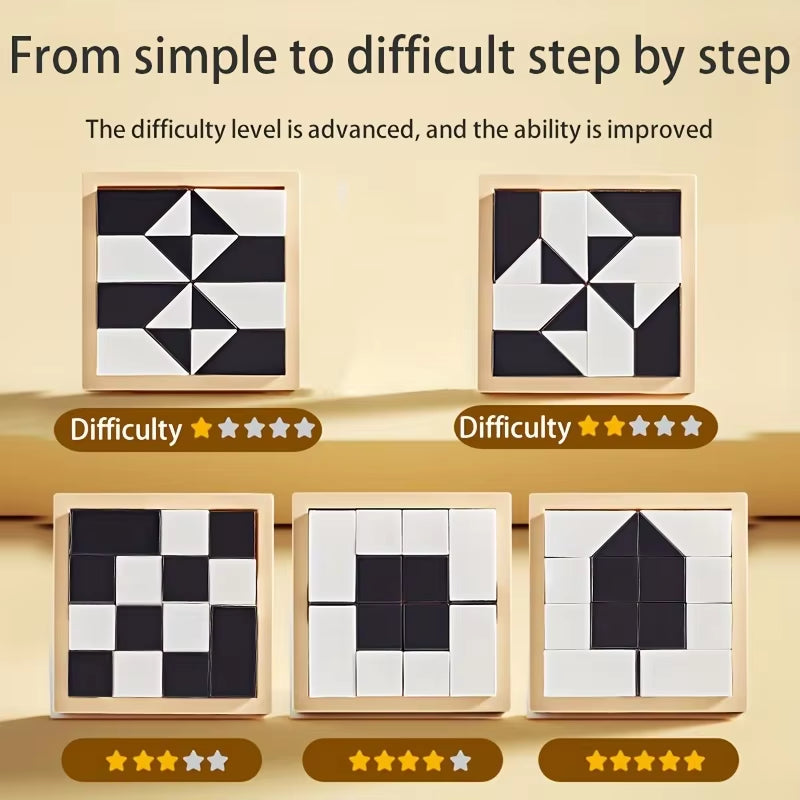Spatial Thinking Hidden Building Blocks Puzzle Game