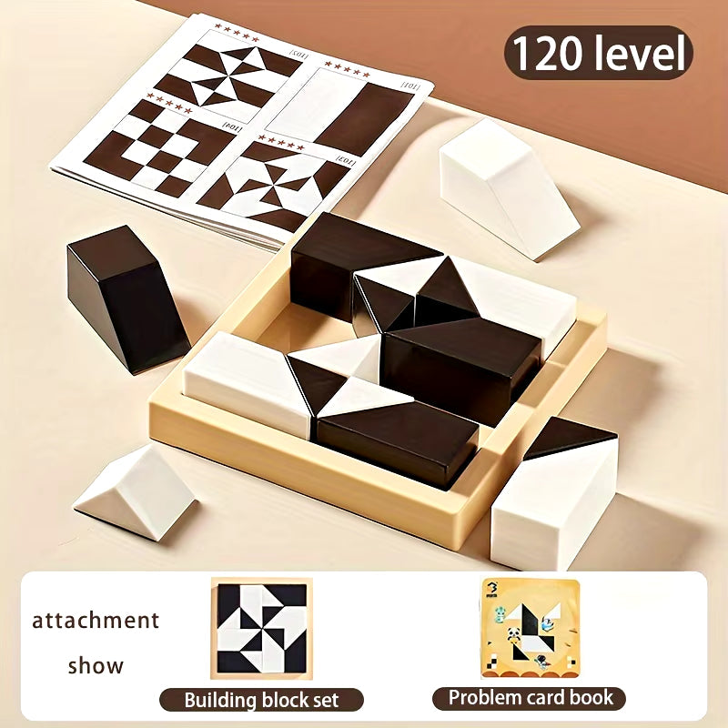 Spatial Thinking Hidden Building Blocks Puzzle Game